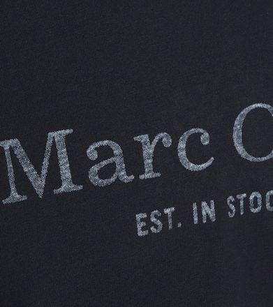 Marc O'Polo T-skjorte med Logo i Mørkeblå