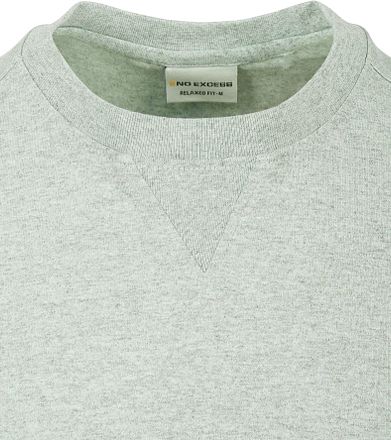 No Excess Melange T-shirt Mintgrön