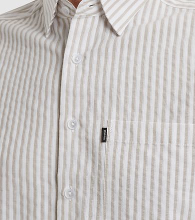 Vanguard Shirt Dobby Stripe Beige