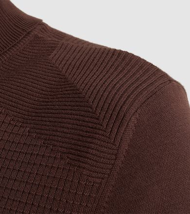 Vanguard Tröja Struktur Brun