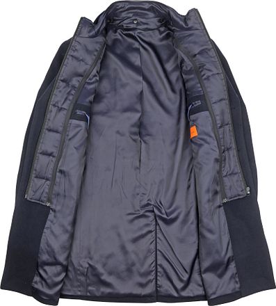 Suitable Coat Wool Twill Navy