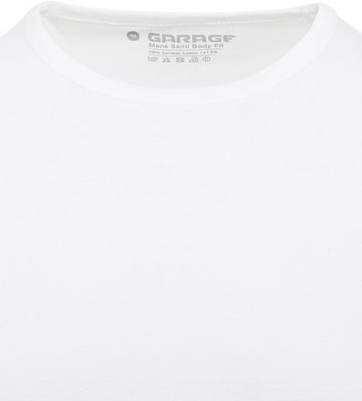 Garage Stretch Basic White O-Neck 4-Pack