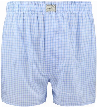 Steppin' Out Boksershorts Rutete Blå