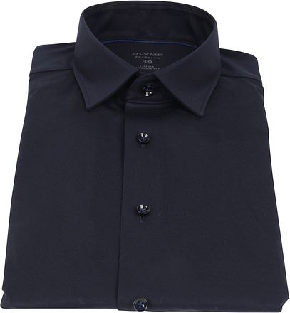 OLYMP Luxor Jersey Stretch Hemd 24/Seven Dunkelblau