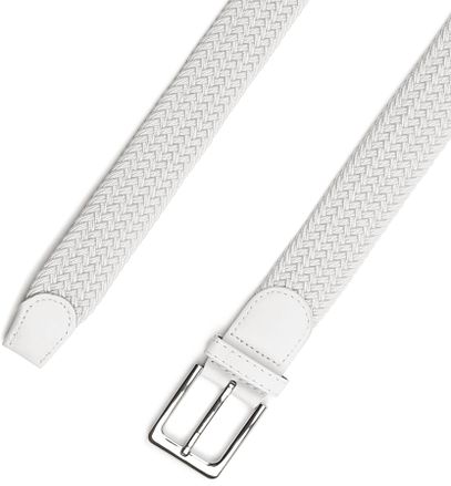 Suitable Geweven Riem Wit
