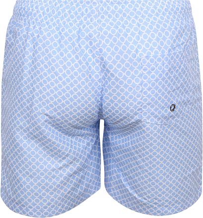 Suitable Swimshort Circle Chain Light Blue
