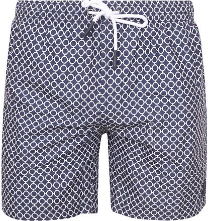 Suitable badeshorts Circle Chain marineblå