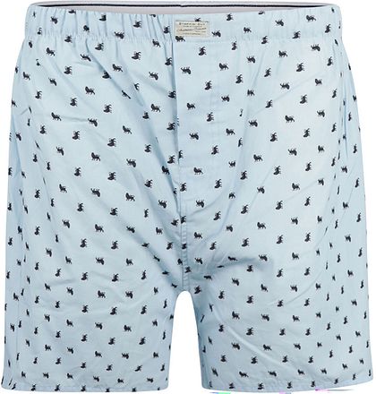 Steppin' Out Boxershort Löwen-Print Hellblau