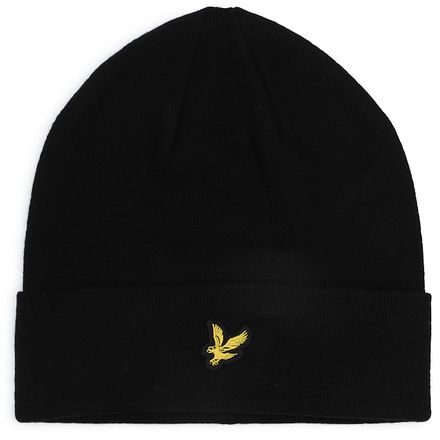 Lyle & Scott Beanie Wool Blend Black
