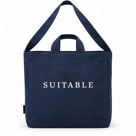 Suitable 25 Jahr Totebag Navy