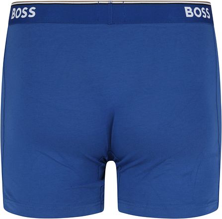 BOSS Boxershorts Power 3-pak blå og grå