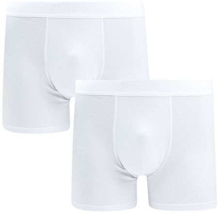 Alan Red Boxer Weiß 2-Pack
