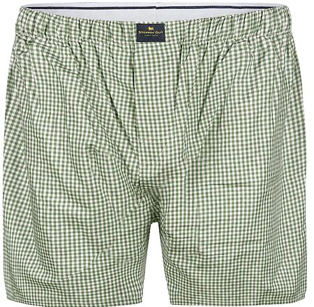 Steppin' Out Boxershort Vichy Grønn