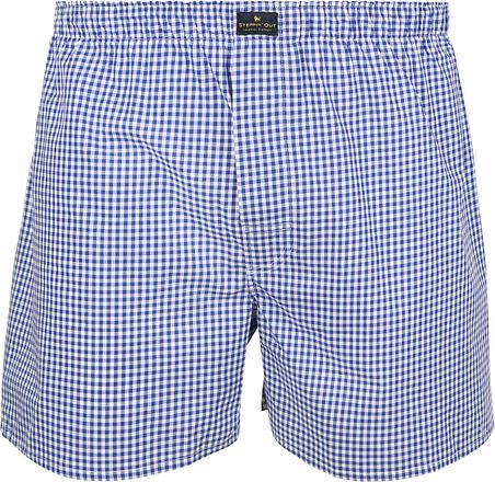 Steppin' Out Boksershorts Vichy Kongeblå