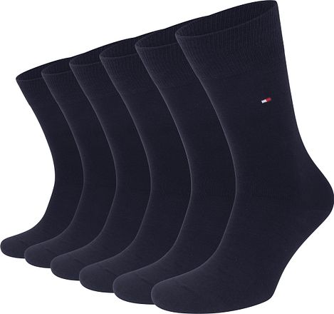 Tommy Hilfiger Klassiske 6-pakning Sokker Marineblå