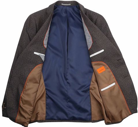 Suitable Blazer Porre Struktur Brun