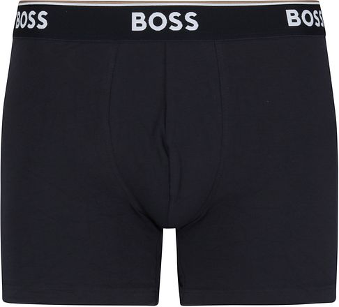 BOSS Boxershorts Power 3-Pack Donkerblauw 480