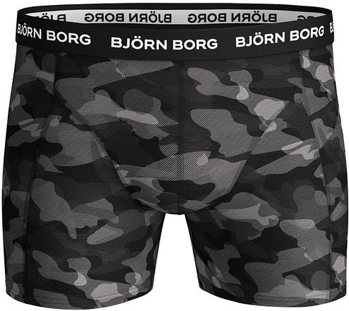 Bjorn Borg Cotton Stretch Boxers 3Pack Noir Gris