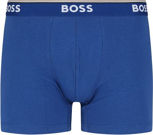 BOSS Boxershorts Power 3-pak blå og grå