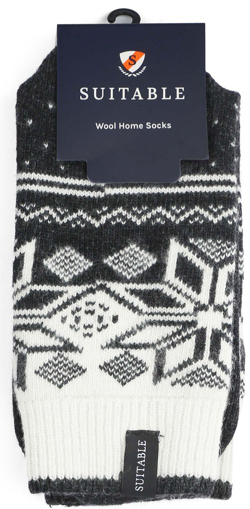Suitable Cosy Home Socks Anthracite Verpakking