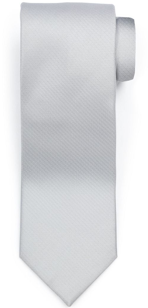 Suitable Silk Tie Silver Product