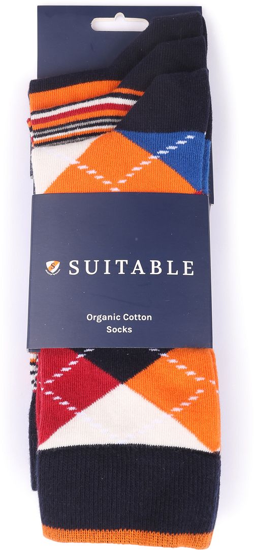 Suitable Calcetines naranjas pack de 3 Verpakking