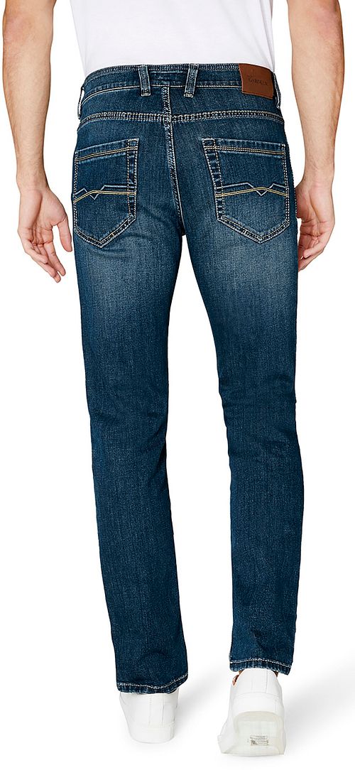 Gardeur Batu Jeans Indigo Blue Model / Achterkant