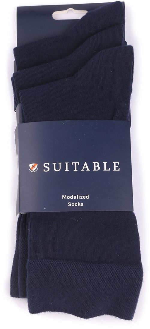 Suitable Sokken 6-Pack Donkerblauw Verpakking