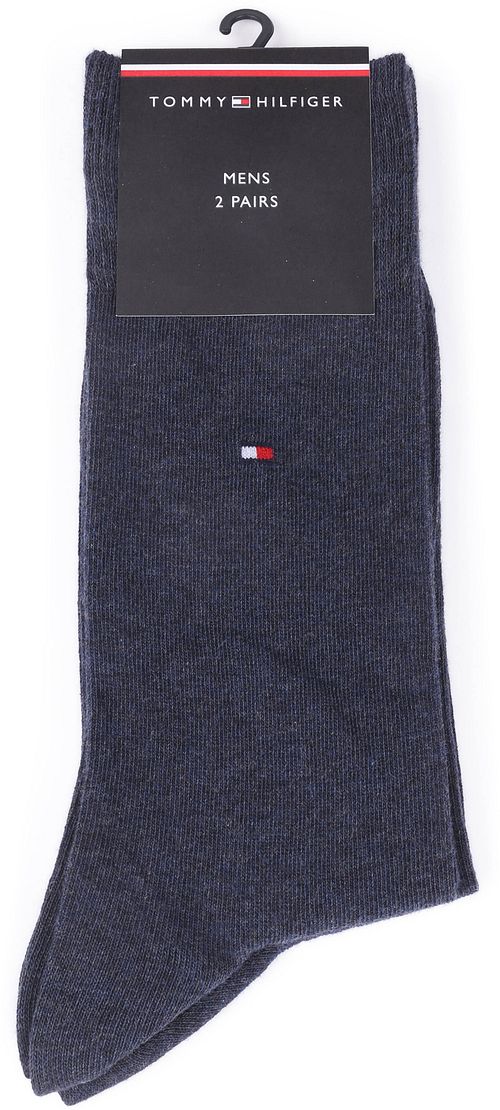 Tommy Hilfiger Calze Classic 6-Pack Blu Verpakking