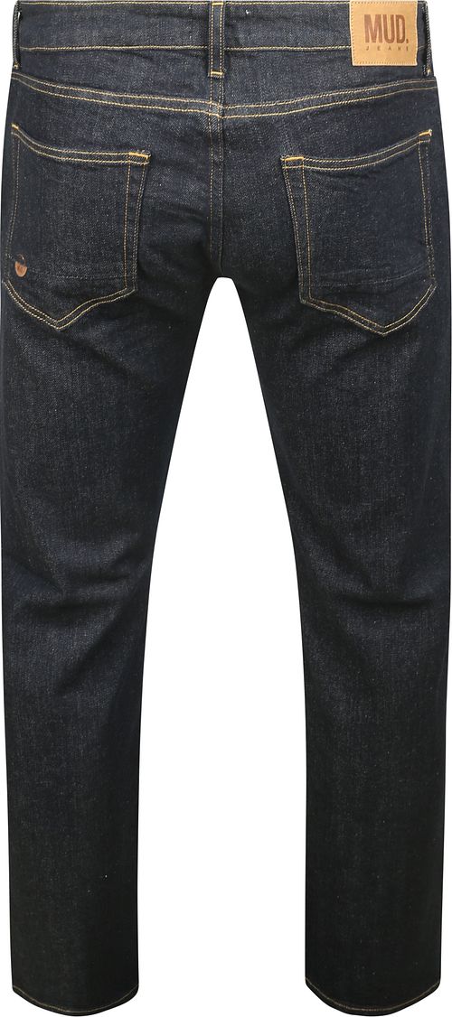 MUD Jeans Denim Regular Bryce Dunkelbau Product / Achterkant