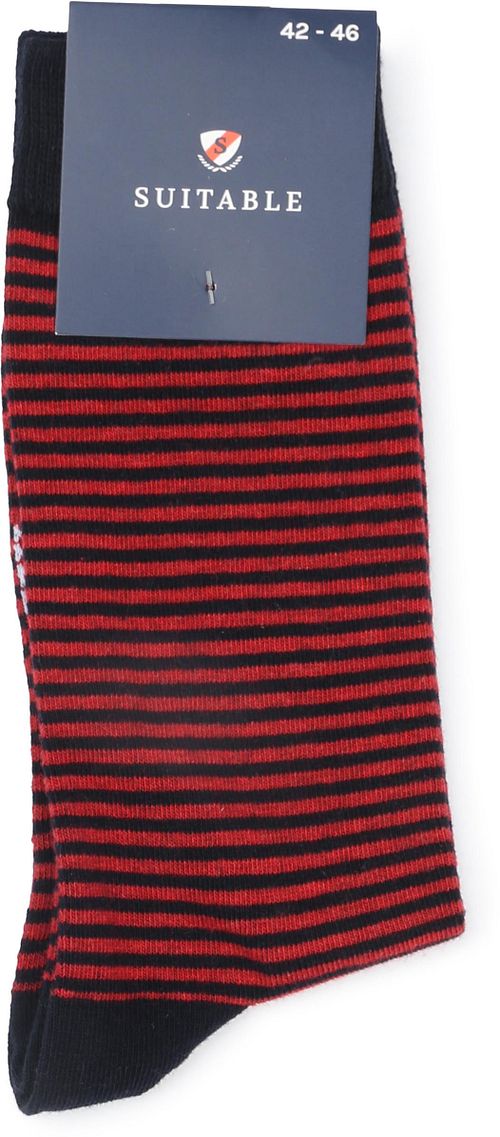 Suitable Socken Streifen Rot Product