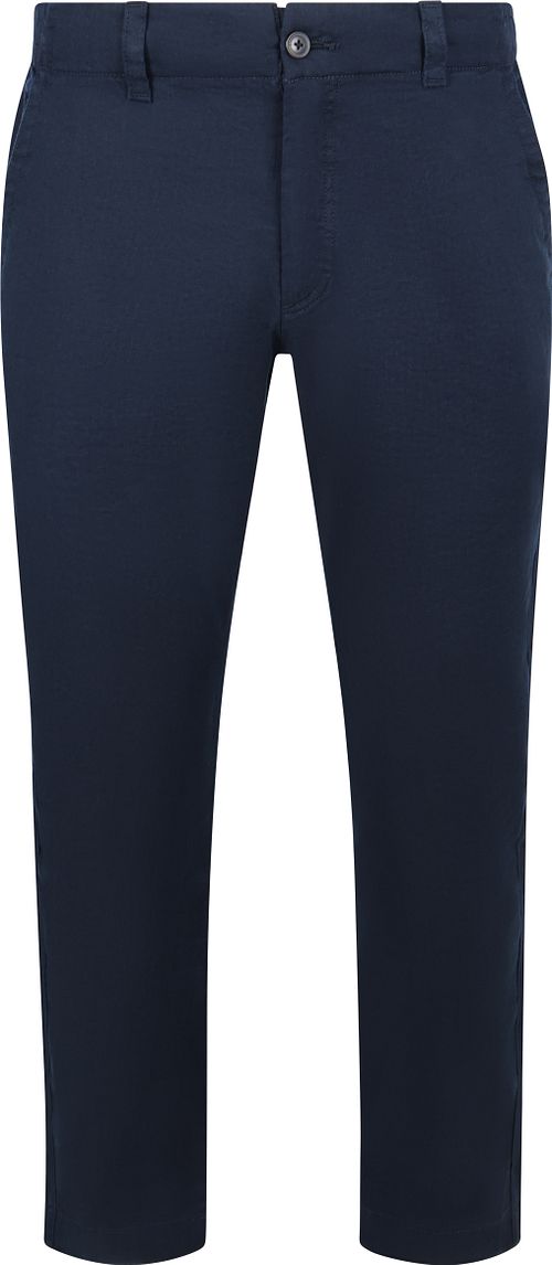 BOSS chinos Sanderson con mezcla de lino azul marino Product