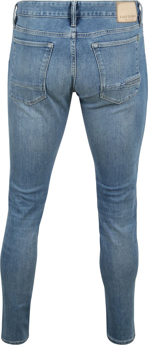 Cast Iron Riser Jeans Lyseblå FBW Product / Achterkant