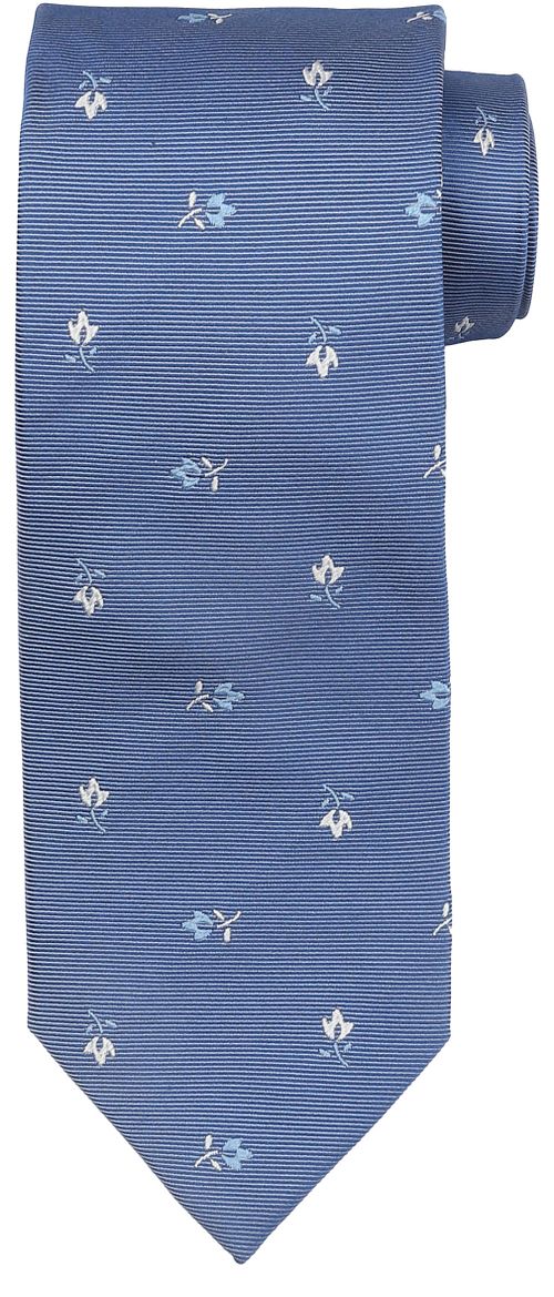 Suitable Krawatte Seide Blumen Blau Product