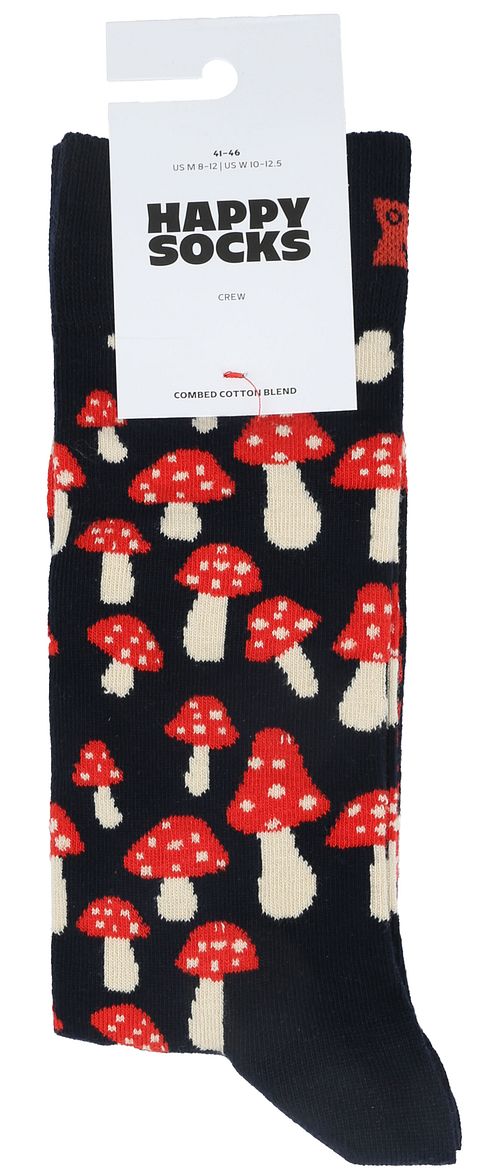 Happy Socks Socken Mushroom Rot Verpakking
