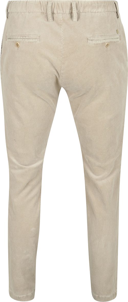 Pantalón Alberto Jump de pana en color greige Product / Achterkant