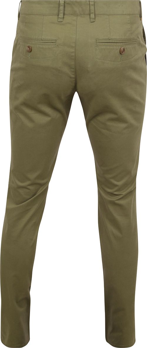Suitable Chino Plato Lys oliven Product / Achterkant