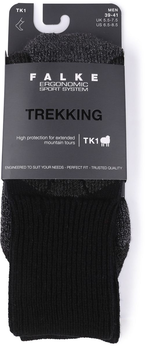 Falke Chaussettes de Randonnée TK1 Adventure Mélangé Laine 3010 Verpakking