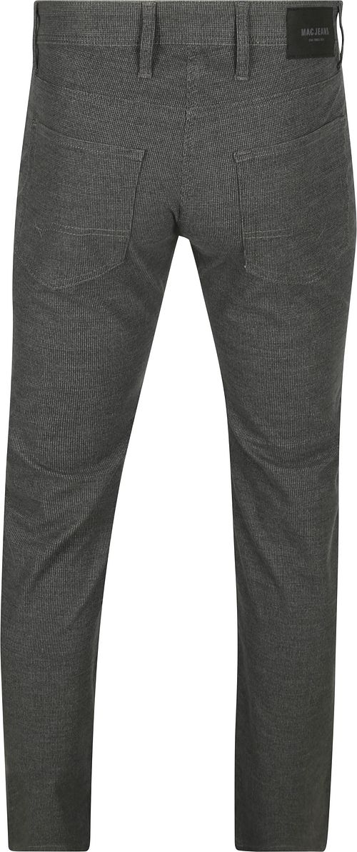 Mac Trousers Arne Print Anthracite Product / Achterkant