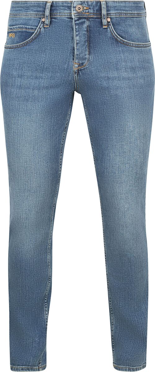 Jeans McGregor in denim blu medio Product