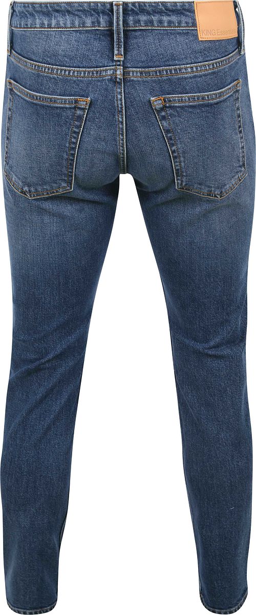 KING Essentials The Jason Jeans blu medio Product / Achterkant