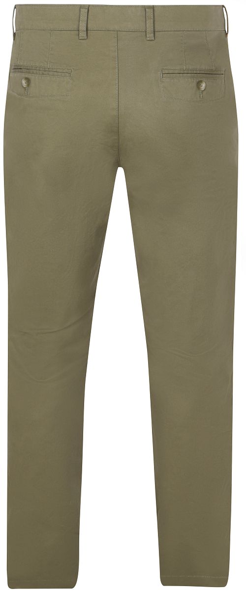 Chinosy Suitable Peano Twill w kolorze jasnooliwkowym Product / Achterkant