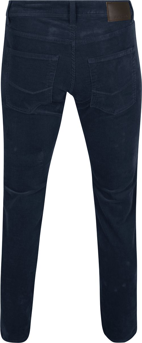 Pierre Cardin Trousers Lyon Future Flex Corduroy Navy Product / Achterkant
