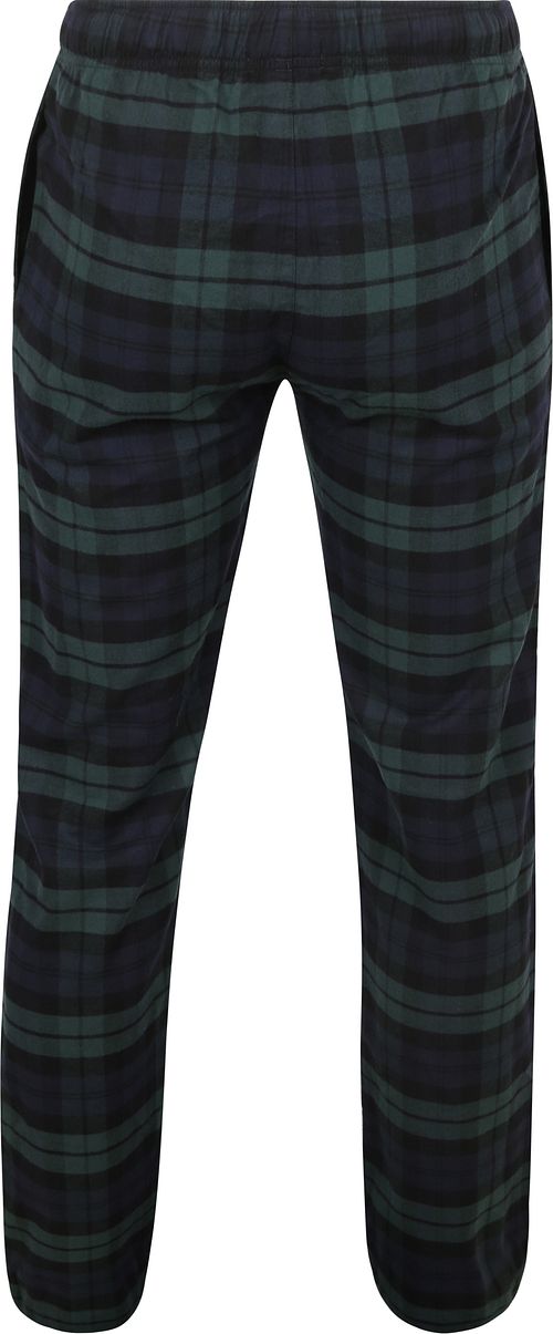 Steppin' Out Lounge Pants Plaid Dark Blue Green Product / Achterkant