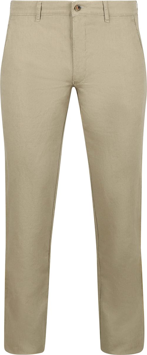 Suitable Chino Pico Bomull Linne Khaki Product