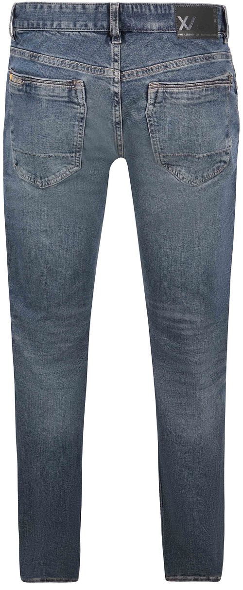 Jeans PME Legend XV in denim blu scuro RWI Product / Achterkant