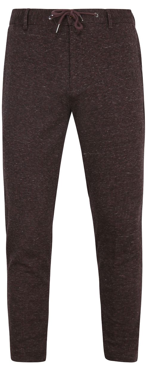 Suitable Chino w pepitkę Aurbergine Product