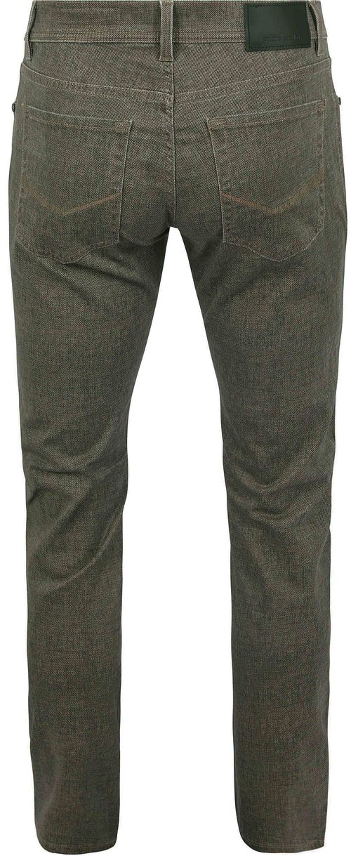 Pierre Cardin Pantalon Lyon Tapered Vert Olive Product / Achterkant