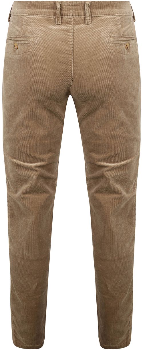 Suitable Chino Plato Corduroy Beżowy Product / Achterkant