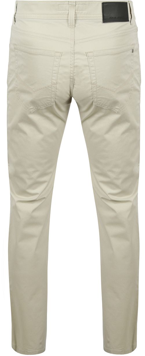 Pantaloni Pierre Cardin Lyon Tapered Ecru Product / Achterkant
